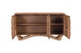 GINER Y COLOMER Buffet artisanal en bois d'acacia 140 cm